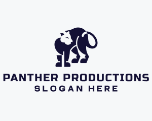 Wild Panther Animal logo design