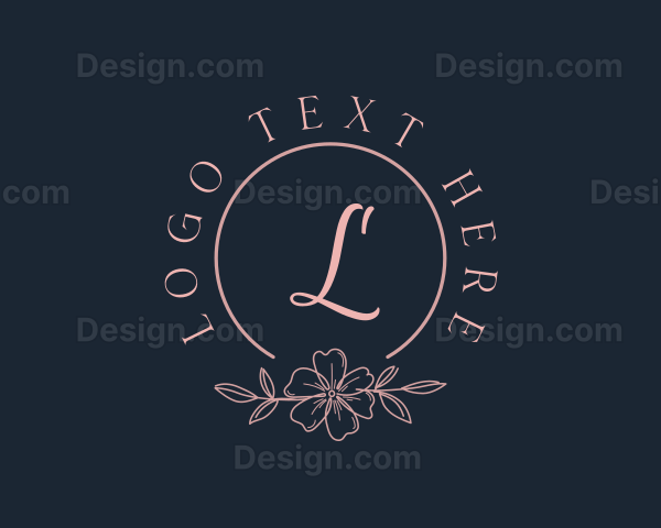 Floral Feminine Beauty Logo