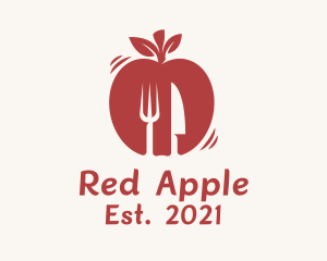 Red Apple Diner  logo design