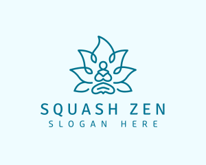 Yoga Spiritual Meditation logo design