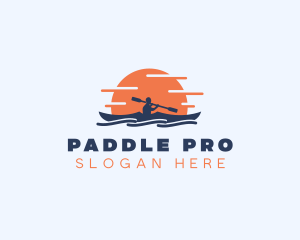 Kayak Water Sports League logo design