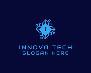 Digital Tech Circuit logo design