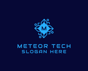 Digital Tech Circuit logo design