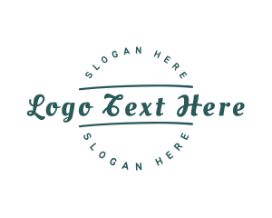 Green Handwritten Business Logo