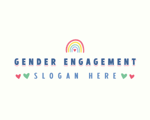 Rainbow Pride Heart logo