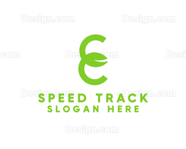 Business Leaf Letter E Logo