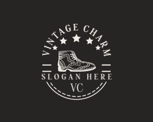 Formal Vintage Shoe logo design