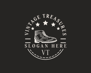 Formal Vintage Shoe logo design