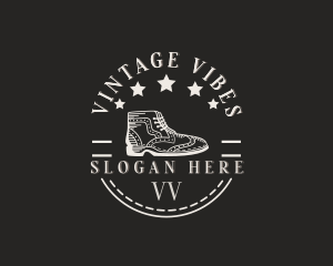 Formal Vintage Shoe logo design