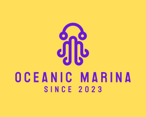 Octopus Ocean Aquarium logo design