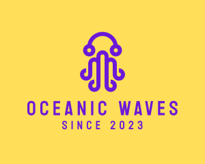 Octopus Ocean Aquarium logo design