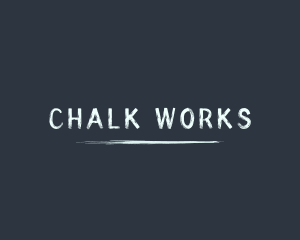 Handwriting Chalk Brush logo design