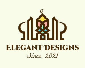 Islamic Mosque Architecture logo design