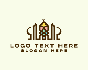 Islamic Mosque Architecture Logo