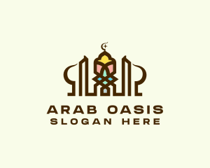 Islamic Mosque Architecture logo design