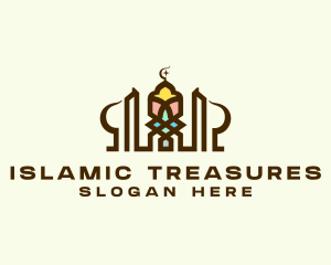 Islamic Mosque Architecture logo design