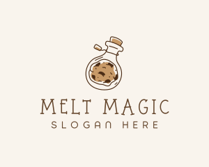 Cookie Potion Jar logo design