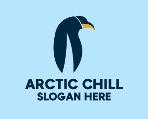 Emperor Penguin Animal logo