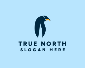 Emperor Penguin Bird logo design