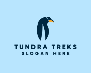 Emperor Penguin Bird logo design