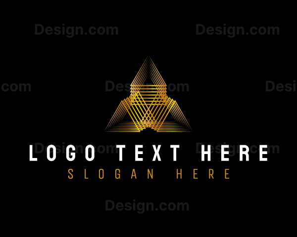 Pyramid Triangle Premium Logo