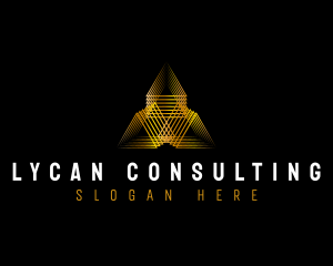 Pyramid Triangle Premium logo design