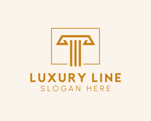 Luxury Pillar Architecture logo design