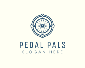 Minimalist Bicycle Wheel logo