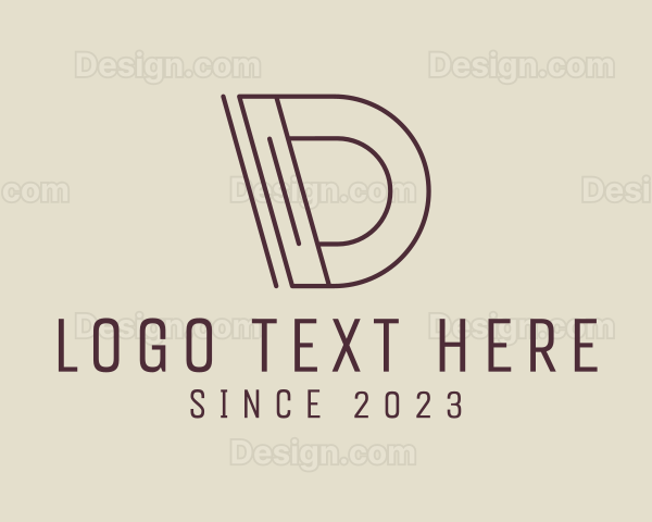 Deluxe Brand Letter D Logo