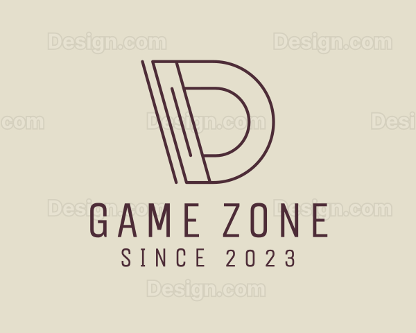 Deluxe Brand Letter D Logo