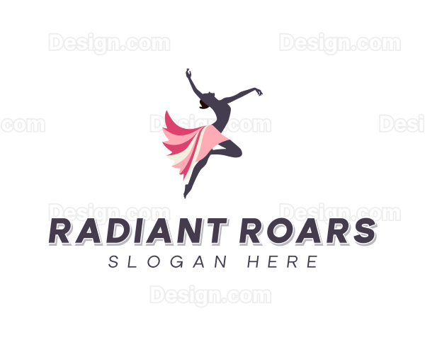 Sports Dancing Fitness Logo