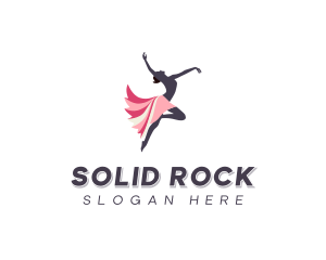 Sports Dancing Fitness Logo