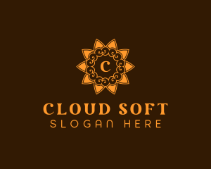 Cloud Flower Sun  logo design