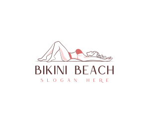 Erotic Sexy Woman Lingerie logo design