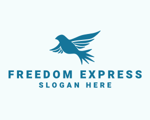 Dove Bird Freedom logo design