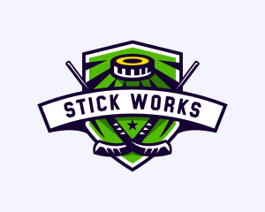 Hockey Sports Championship logo design