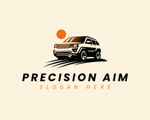 SUV Vehicle Transportation Logo