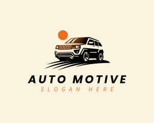 SUV Vehicle Transportation logo design