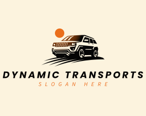 SUV Vehicle Transportation logo design