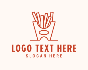 Fast Food Fries Snack logo