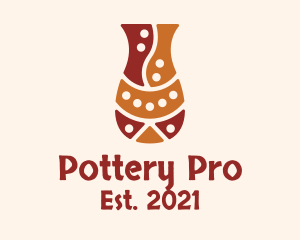 Pottery Vase Art logo design