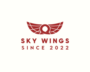 Aviation Transportation Wing logo design