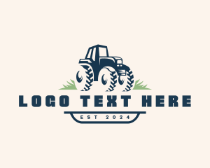 Tractor Field Agriculture logo