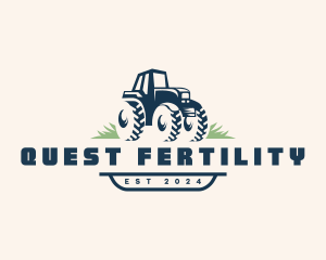 Tractor Field Agriculture logo design