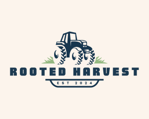 Tractor Field Agriculture logo design