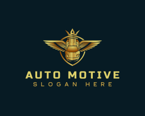 Auto Wings Luxury logo design