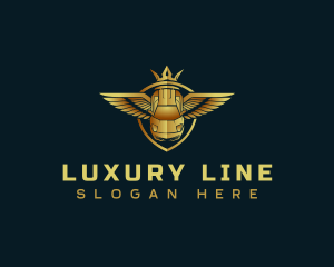 Auto Wings Luxury logo design