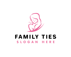 Mother Baby Pediatrics logo design