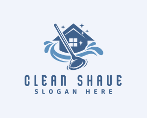 House Cleaning Plunger logo design