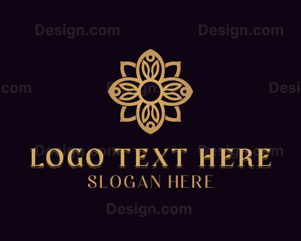 Luxury Flower Wedding Logo